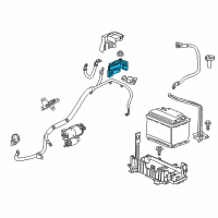 OEM 2019 Chevrolet Sonic Junction Block Diagram - 96954323