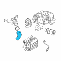 OEM 2021 Chrysler Voyager Hose-EGR Cooler Diagram - 5281525AA