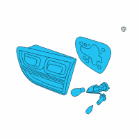 OEM 2019 Kia Sorento Lamp Assembly-Rear Combination Diagram - 92403C6500