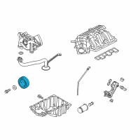 OEM 2017 Lincoln Navigator Pulley Diagram - BR3Z-6312-D