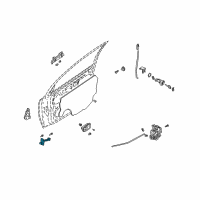 OEM 2004 Kia Rio Checker Assembly-Front Door Diagram - 0K30A59270E