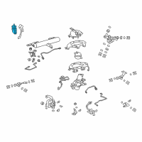 OEM 2012 Lexus RX450h Computer, Suspension Control Diagram - 89293-48060