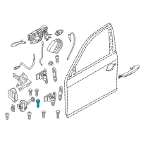 OEM 2015 BMW ActiveHybrid 5 Torx-Countersunk Screw Diagram - 07-14-7-184-164