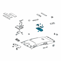 OEM 2013 Lexus RX450h Lamp Assy, Spot Diagram - 81360-0E010-C0