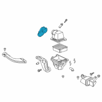 OEM 2018 Ford EcoSport Air Inlet Tube Diagram - GN1Z-9B659-A