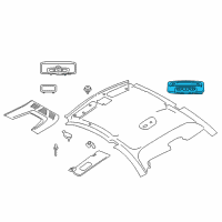 OEM 2020 BMW X1 Interior Light, Rear Diagram - 63-31-9-219-498