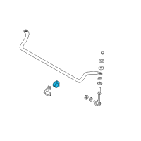 OEM 2003 Kia Sorento Bush-Rubber, STABILIZ Diagram - 548303E020