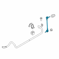 OEM 2013 Ford Explorer Stabilizer Link Diagram - GB5Z-5K484-A