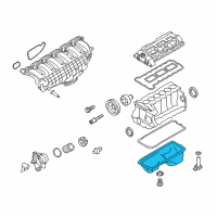 OEM 2018 BMW X6 Engine Oil Pan Diagram - 11-13-7-635-651