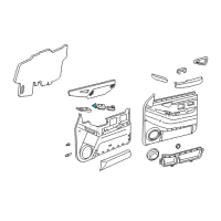 OEM 1999 Chevrolet S10 Mirror Switch Diagram - 19259976