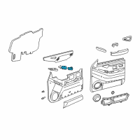 OEM Chevrolet S10 Control Switch Diagram - 19244658