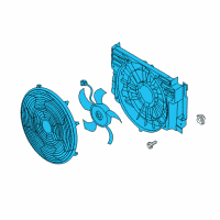 OEM 2002 BMW X5 Fan Compression Shroud Diagram - 64-54-6-921-381