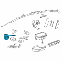 OEM 2015 Buick Verano Clock Spring Diagram - 23425376