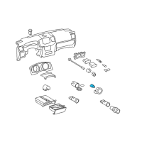 OEM Toyota Land Cruiser Bulb Diagram - 90010-01022