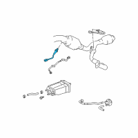 OEM 2014 Toyota 4Runner Front Oxygen Sensor Diagram - 89467-60100