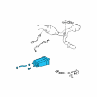 OEM 2014 Toyota FJ Cruiser Vapor Canister Diagram - 77740-35540