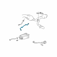 OEM 2012 Toyota FJ Cruiser Vent Hose Diagram - 77404-35070