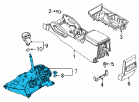 OEM 2022 Nissan Frontier DEVICE ASSY-TRANSMISSION CONTROL Diagram - 34901-9BU2B