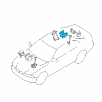 OEM 2008 BMW X3 Level Sensor Diagram - 37-14-6-784-697