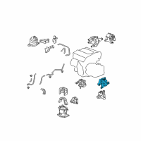 OEM 2009 Honda Accord Rubber Assy., Transmission Mounting (Upper) Diagram - 50870-TE1-A51