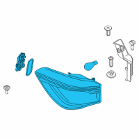 OEM BMW Rear Light In The Side Panel Diagram - 63-21-7-488-548