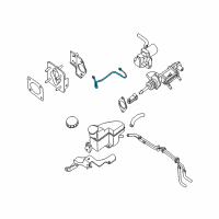 OEM 2008 Nissan Altima Tube Assembly-Brake Diagram - 46252-JA89A