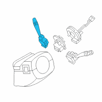 OEM Hyundai Switch Assembly-Wiper & Washer Diagram - 93420-0W001-CA