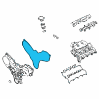 OEM 2019 Ford F-150 Front Cover Gasket Diagram - 4H2Z-6020-A