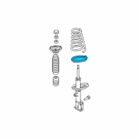 OEM 2008 Kia Sportage Pad-Rear Spring, Lower Diagram - 553441F000