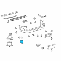 OEM 2016 Toyota Land Cruiser Reflector Diagram - 81480-60080