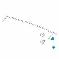 OEM 2020 Acura TLX Link, Right Rear Stabilizer Diagram - 52320-TZ3-A01