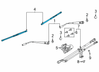 OEM 2022 Ford Bronco BLADE ASY - WIPER Diagram - M2DZ-17528-A