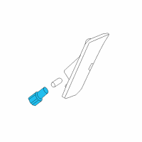 OEM Cadillac XT5 Socket Diagram - 25794790