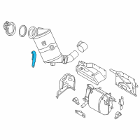 OEM 2018 BMW i3 Holder Catalytic Converter Near Engine Diagram - 18-30-7-623-123