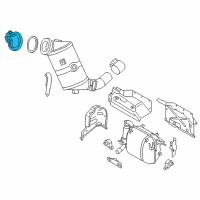 OEM 2017 BMW i3 V-Band Clamp Diagram - 18-30-7-623-121