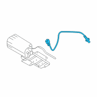 OEM 2009 Hyundai Tucson Sensor Assembly-Oxygen, RH Diagram - 39210-37523