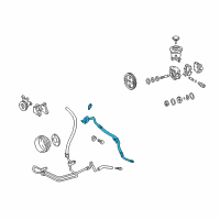 OEM 2000 Toyota 4Runner Pressure Hose Diagram - 44411-35440