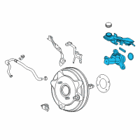 OEM Toyota Yaris iA Master Cylinder Diagram - 47201-WB001