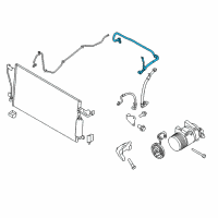 OEM Nissan Titan XD Pipe-Front Cooler, Low Diagram - 92450-EZ40A