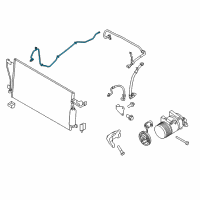 OEM Nissan Titan XD Pipe Assembly-Front Cooler, High Diagram - 92440-EZ40A