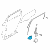 OEM 2020 Ford Edge Window Motor Diagram - FT4Z-5823394-A