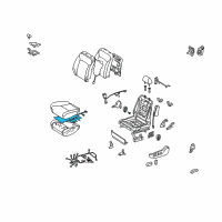 OEM Lexus IS F Heater Assembly, Seat Diagram - 87510-53150
