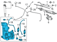 OEM 2021 Buick Envision Washer Reservoir Diagram - 26289050