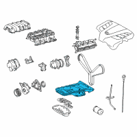 OEM Lexus LS430 Pan, Oil, NO.1 Diagram - 12111-50120