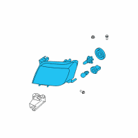 OEM Mercury Composite Assembly Diagram - 8E6Z-13008-A