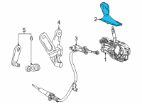 OEM Cadillac CT4 Shift Knob Diagram - 84721071