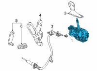 OEM Cadillac CT4 CONTROL ASM-A/TRNS (W/O BASE) Diagram - 13545100