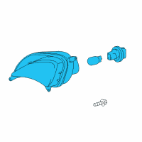 OEM Toyota Avalon Turn Signal Lamp Diagram - 81510-07010