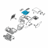 OEM 2013 Ford Explorer Finish Panel Diagram - 9A8Z-7413562-BB