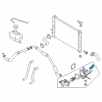 OEM Pontiac G3 Temperature Sensor Diagram - 96476965